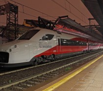 Il V250 di AnsaldoBreda effettua test sulla Av Milano-Torino