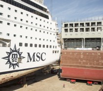 A Palermo Fincantieri allunga una nave da crociera Msc