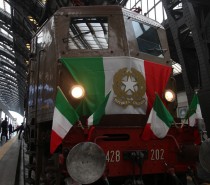 Il presidente Mattarella visita lo storico treno presidenziale