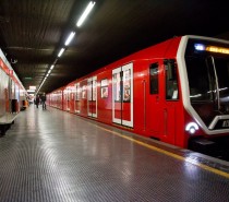 In servizio sulla M1 di Milano il “Leonardo” in livrea rossa