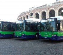 Sette nuovi bus a metano in servizio a Verona