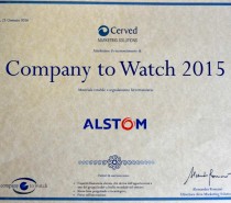 Alstom Italia nominata “Company to Watch” per il 2015 da Cerved