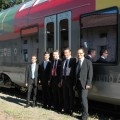 I nuovi treni Flirt presentati a Bolzano - Foto Provincia Bolzano
