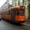 Tram della linea 13 lungo via Po - Foto Giovanni Giglio