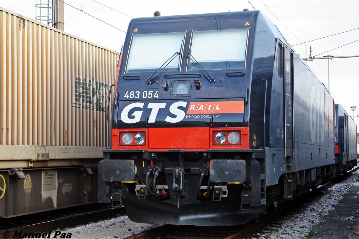 GTS E483 054 Elettra a Piacenza - Foto Manuel Paa