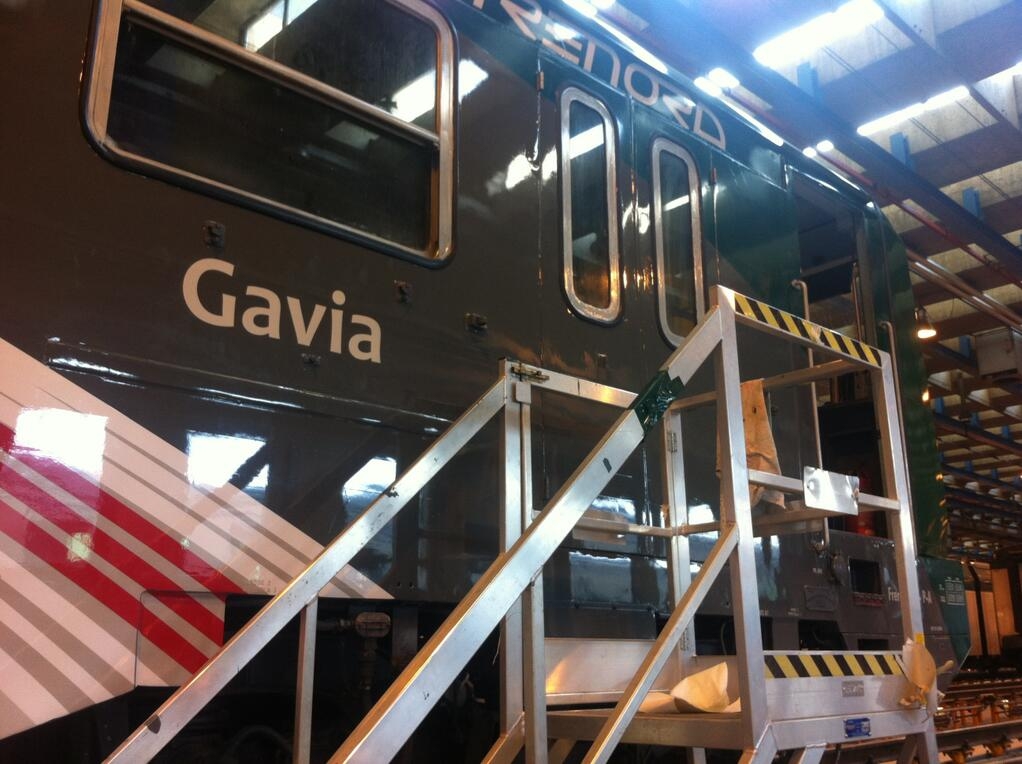Il convoglio Gavia durante gli interventi di Restyling - Foto Trenord