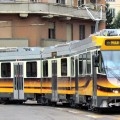 Il prototipo rinnovato dei jumbotram serie 4900 di Milano - Foto Atm