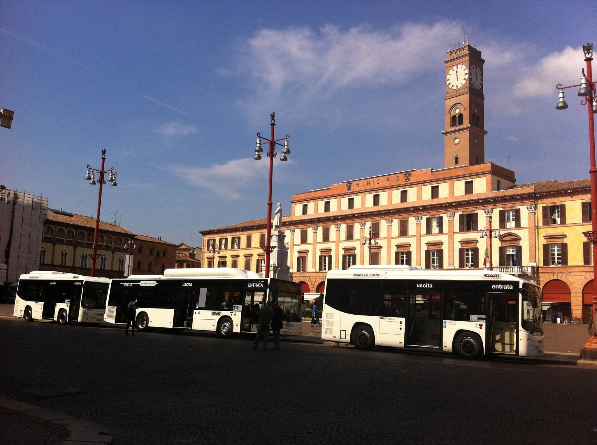 I nuovi bus a metano di Forlì - Foto Start Romagna