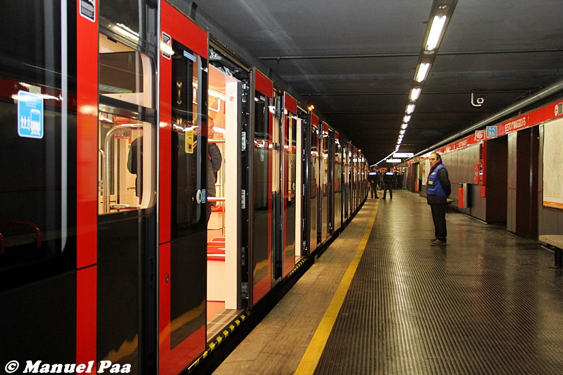 Il treno Leonardo in stazione a Sesto FS - Foto Manuel Paa