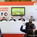 Un momento della conferenza stampa di presentazione della livrea Expo per le Frecce di Trenitalia - Foto Gruppo Ferrovie dello Stato Italiane