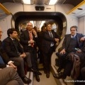 Orlando, Bianco e Crocetta a bordo del Minuetto Palermo-Catania - Foto Gruppo Ferrovie dello Stato Italiane