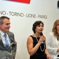 Un momento della conferenza stampa presso la boutique SNCF presso la stazione di Milano Garibaldi - Foto Manuel Paa