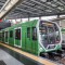 Il treno Leonardo in livrea tutta verde in servizio sulla M2 - Foto ATM