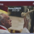 La RomeJUBILEECard con l'immagine di Papa Francesco