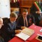 La firma dell'accordo per la Ferrovia delle Dolomiti - Foto Provincia Bolzano