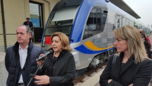 Il presidente della Regione Veneto Zaia e l'AD Trenitalia Morgante presentano il primo treno Swing per il Veneto - Foto profilo FB Luca Zaia