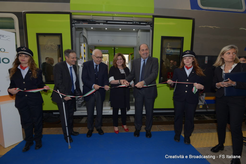 Zingaretti, Morgante e Civita inaugurano a Formia il nuovo Vivalto - Foto FS Italiane