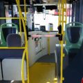 I tornelli a bordo dei bus della linea 15 di Parma - Foto TEP