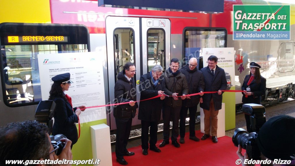 Inaugurazione dei nuovi Flirt tricorrente per l'Alto Adige - Foto Edoardo Rizzo